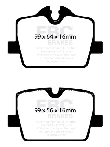 EBC 2019+ BMW Z4 G29 2.0T Greenstuff Rear Brake Pads - DP22405