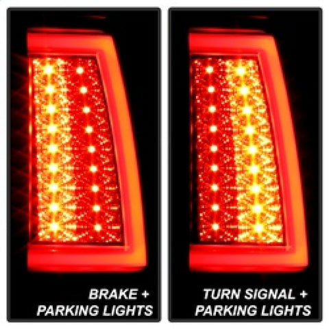 Spyder 03-06  Chevy Silverado (Does Not Fit Stepside) Version 2 LED Tail Lights - Black Smoke - 5083272
