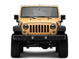 Raxiom 07-18 Jeep Wrangler JK Axial Series LED Headlights- Black Housing (Clear Lens) - J132813