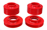 Energy Suspension Jeep Spring Isolators - Red - 2.6102R