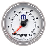 Autometer Mopar 52.4mm SSE 1600 Degree F Pyrometer (EGT) Gauge - 880031