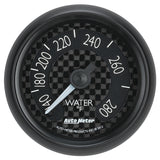 Autometer GT Series 52mm Mechanical 140-280 Deg F Water Temperature Gauge - 8031
