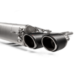 Akrapovic 2018+ Alfa Romeo Giulia Quadrifoglio Slip-On Line (Titanium) w/Titanium/Carbon Fiber Tips - S-AR/TI/7H