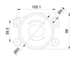 Oracle Jeep Wrangler JK/JL/JT High Performance W LED Fog Lights - 5846-504