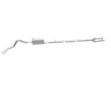 MagnaFlow Sys C/B 11-15 Ford Super Duty F250 6.2L EC CC, SS 3.5in Single Rear Pass Side Ext 5in Tip - 19174