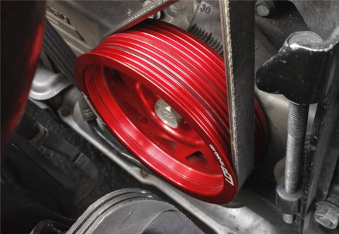 PERRIN 93-14 Subaru Impreza (Incl. 02-14 WRX) / 04-21 STI Lightened Crank Pulley - Red - PSP-ENG-100RD