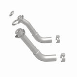 MagnaFlow 66-72 Chevy C10 Pickup V8 2-Piece Front Exhuast Pipe Kit (2in Tubing/Clamps/Inlet Flanges) - 15380