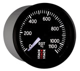 Autometer Stack 52mm 0-1100 Deg C Pro Stepper Motor Exhaust Gas Temp Gauge - Black - ST3313