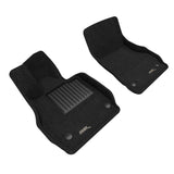 3D MAXpider 20-23 Chevrolet Corvette C8 Elegant R1 Floormat Set - Black - L1CH09604709