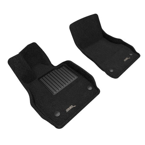 3D MAXpider 20-23 Chevrolet Corvette C8 Elegant R1 Floormat Set - Black - L1CH09604709