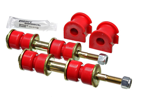 Energy Suspension 13Mm Rear Sway Bar Bushing Set - Black - 4.5169G
