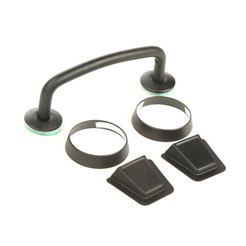 Rugged Ridge 13-18 Jeep Wrangler JK Black Windshield Tie Down Kit - 11201.06