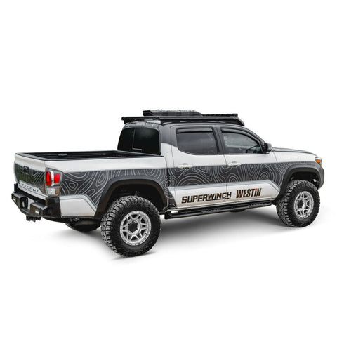 Westin 05-23 Toyota Tacoma Rock Slider - Textured Black - 42-14205