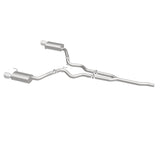 MagnaFlow Cat Back, SS, 2.5in, Street, Dual Split Polished 4.5in Tips 2015 Ford Mustang Ecoboost - 19097