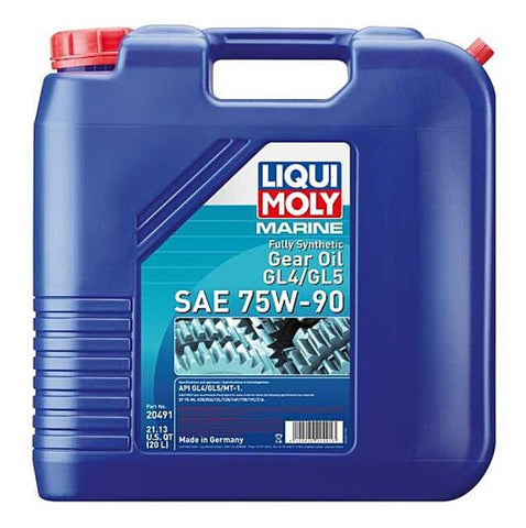 LIQUI MOLY 20L Marine Fully Synthetic Gear Oil (GL4/GL5) SAE 75W90 - 20491