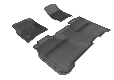 3D MAXpider 14-19 Chevrolet Silverado 1500 Crew Cab / 2500HD / 3500HD Crew Cab Kagu Black Full Set - L1CH04001509