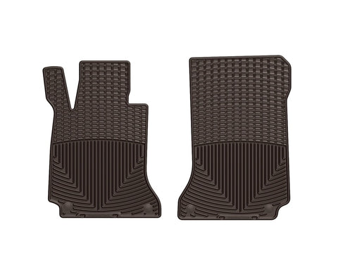 WeatherTech 2008-2014 Mercedes-Benz C-Class Front Rubber Mats - Cocoa - W287CO