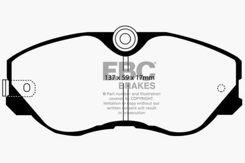 EBC Brakes Greenstuff 2000 Series Sport Pads - DP2736