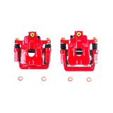 Power Stop 02-04 Honda Odyssey Rear Red Calipers w/Brackets - Pair - S2676