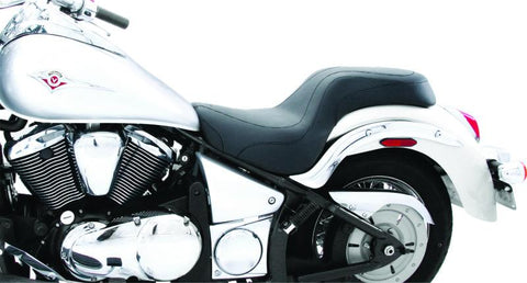 Mustang 06-21 Kawasaki Vulcan 900 Classic & Custom DayTripper 1PC Seat - Black - 76128