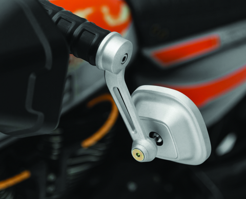 Kuryakyn Dillinger Bar End Mirrors Silver - 6656