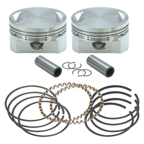 S&S Cycle 84-99 BT 3-1/2in .010in Bore Forged Stroker Piston Kit - 106-5555