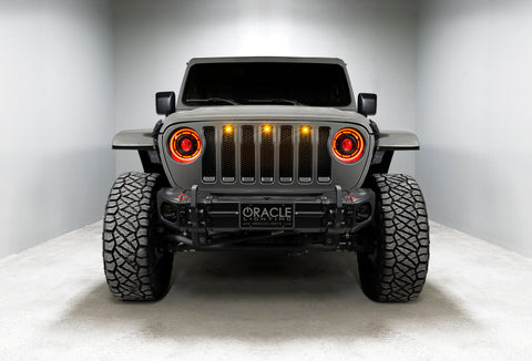 Oracle Oculus Bi-LED Projector Headlights for Jeep JL/Gladiator JT - w/ Simple Controller - 5839-504-B