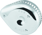 S&S Cycle Slasher Slotted Air Cleaner Cover For Super E/G Carbs - Chrome - 17-0004