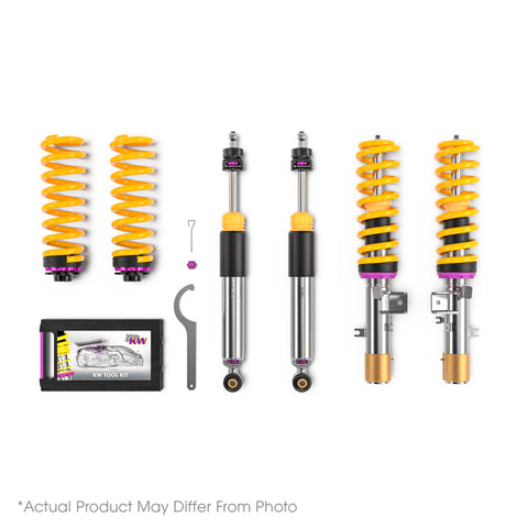 KW Audi A4 / S4 (B8) w/ Electronic Damping Control KW V3 Leveling Coilover Bundle - 3520810099