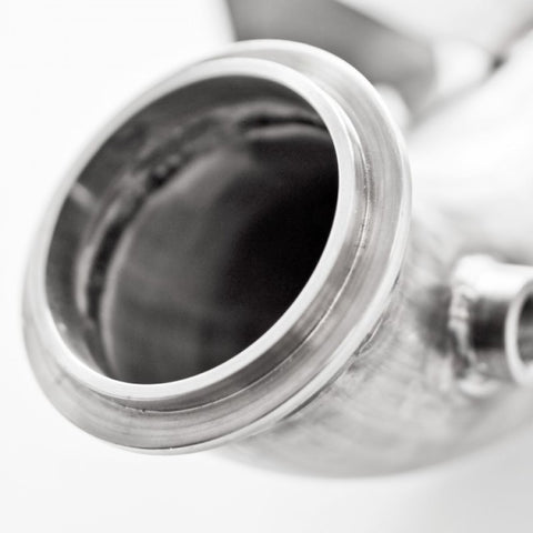 Stainless Works 2013-18 Ford Focus ST 3in High-Flow Cats Downpipe Factory Connection - FC13DPCAT