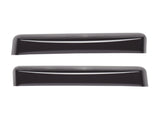 WeatherTech 03+ Hummer H2 Rear Side Window Deflectors - Dark Smoke - 81297