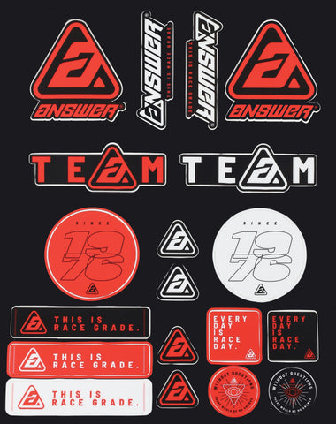 Answer Logo Sticker Sheet - 446349