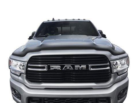 AVS 19-22 Dodge RAM 2500 Aeroskin Low Profile Hood Shield - Matte Black - 377189