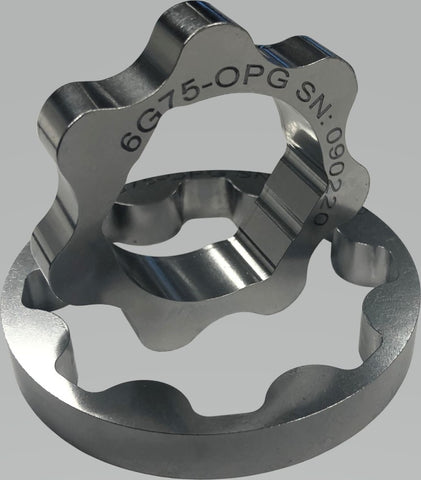 Boundary Mitsubishi 6G75 V6 Engine 3.8L High Flow Billet Oil Pump Gear MartenWear Treated - 6G75-OPG-M