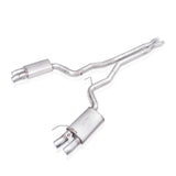 Stainless Works 2015+ Ford Shelby GT350 Redline Factory Connect X-Pipe Catback Exhaust w/Valves - GT350CBXFCR