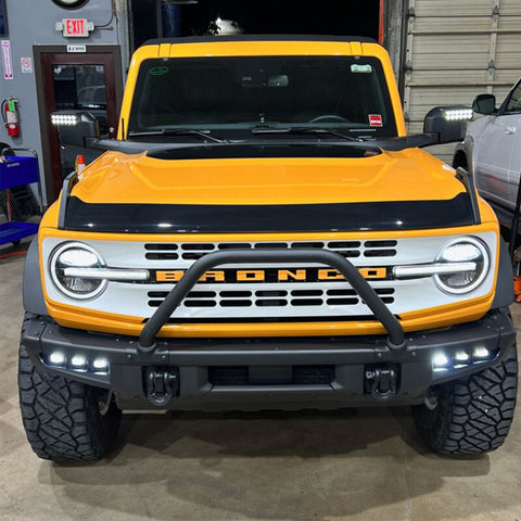 ORACLE Lighting 21-22 Ford Bronco Triple LED Fog Light Kit for Steel Bumper - White - 5890-001