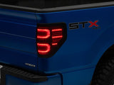 Raxiom 09-14 Ford F-150 Styleside Axial Series LED Tail Lights- Black Housing- Smoked Lens - T582534