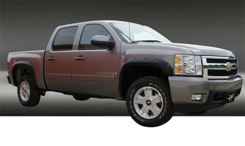 Stampede 2007-2013 Chevy Silverado 1500 69.3/78.7/97.6in Bed Ruff Riderz Fender Flares 4pc Smooth - 8412-2
