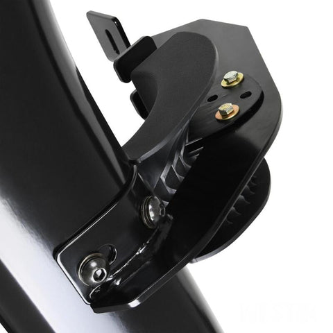 Westin 2020 Chevy Silverado 2500/3500 Crew Cab (6.5ft Bed) PRO TRAXX Oval W2W Nerf Step Bars - Black - 21-534765