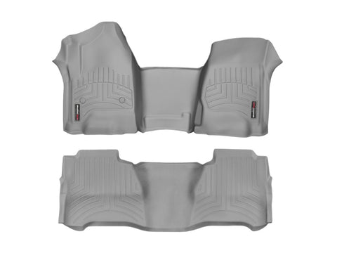 WeatherTech 14+ Maserati Quatroporte Front FloorLiner - Grey - 466101