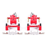 Power Stop 96-01 Infiniti I30 Rear Red Calipers w/Brackets - Pair - S2000