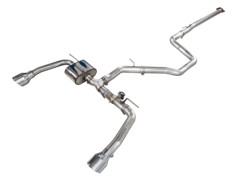 AWE Tuning 22-26 Hyundai Elantra N SwitchPath Cat-Back Exhaust - Chrome Silver Tips - 3025-32237