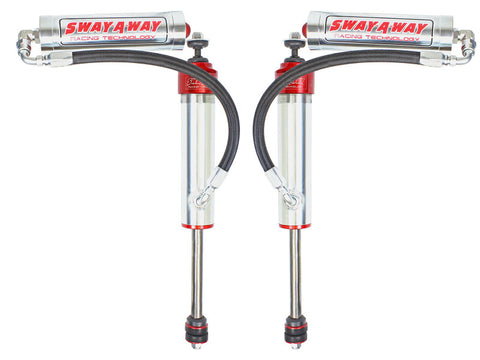 aFe 97-17 Nissan Patrol Sway-A-Way 2.5in Front Shock Kit w/ Remote Reservoir for OE Ride Height - 201-5600-05