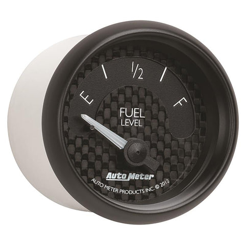 Autometer GT Series 52mm Short Sweep Electronic 0-90 ohms Fuel Level (For most 65-97 GM) - 8014
