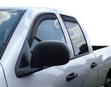 AVS 06-08 Dodge RAM 1500 Mega Cab Ventvisor In-Channel Front & Rear Window Deflectors 4pc - Smoke - 194845
