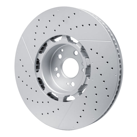 DFC 21-25 Mercedes-Benz Gle63 AMG S Front Drilled & Slotted Hi-Carbon Alloy GEOMET Coated Rotor - 930-63191