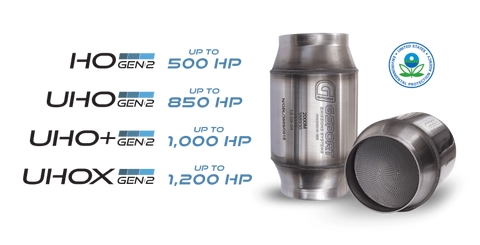 GESI G-Sport 400 CPSI GEN 2 EPA Compliant 3.0in Inlet/Out Catalytic Converter-4.5in x 4in 500-850HP - 85230