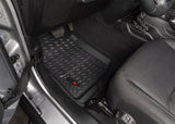 Rugged Ridge Floor Liner Kit Black F/R/Full Cargo 18-20 Jeep Wrangler JL 2Dr - 12988.07