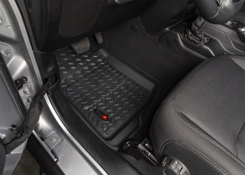 Rugged Ridge Floor Liner Kit Black F/R/Full Cargo 18-20 Jeep Wrangler JL 2Dr - 12988.07
