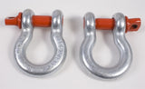 Rugged Ridge 3/4in 9500lb D-Shackle Set - 11235.01